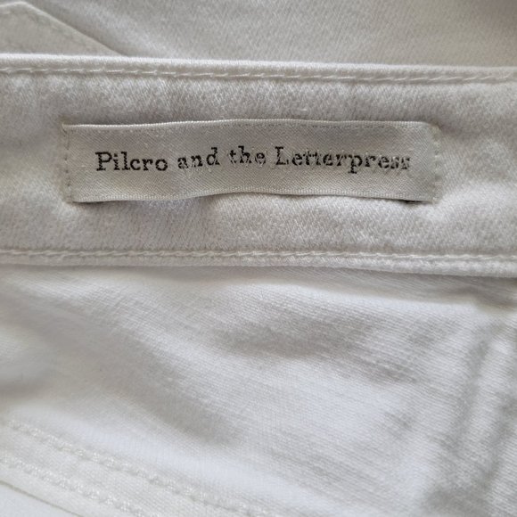 Anthropologie Pilcro and the Letterpress Script Distressed Cutoff Denim Shorts - Picture 13 of 15